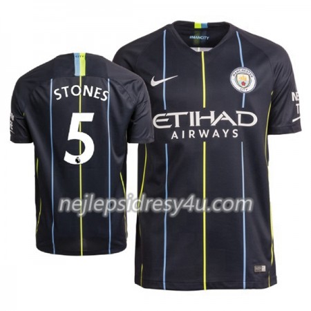 Fotbalový Dres Manchester City Stones 5 Venkovní 2018/19
